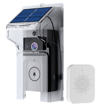 WIFIvisual Doorbell Camera Wireless Solar Charging Waterproof Night Vision  Home HD Doorbell Two-Way Intercom Voice