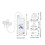 2 biberons anti-colique, 300ml, sans mains 2