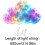 (800cm, -) 3D Thundercloud LED Lights, Multicolor Music Sync Atmosphere Lamp 2
