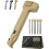 (Yellow, -) Multifunctional Camping Hammer with 8 Pegs, Tent Stake Puller 1