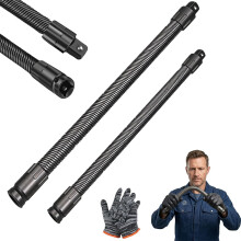 (Mix, -) 1/2 Flexible Shaft Extension, Torque Socket Ratchet Adapter