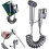 (Silver, -) Bidet double, noir 1