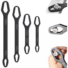 (4pc(3-24mm), -) Universal Self-Tightening Wrench, 8-22mm Torx Spanner 4PCS