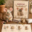 (size_name, Style B) Kit souris patchwork, 3D, couture, décoration 4