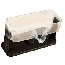 Organisateur d'évier avec égouttoir pour un séchage et une-Gris