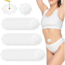 50Pcs Self-Adhesive Castor Oil Patches,Castor Oil Pack Wrap for Belly Button,Disposable Castors Oils Belly Button Patch W