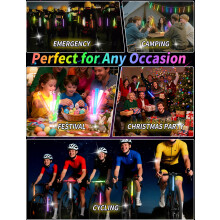 FUSHI&MON Glow Sticks 15 Pack, Glow in Dark Light Up Sticks Party