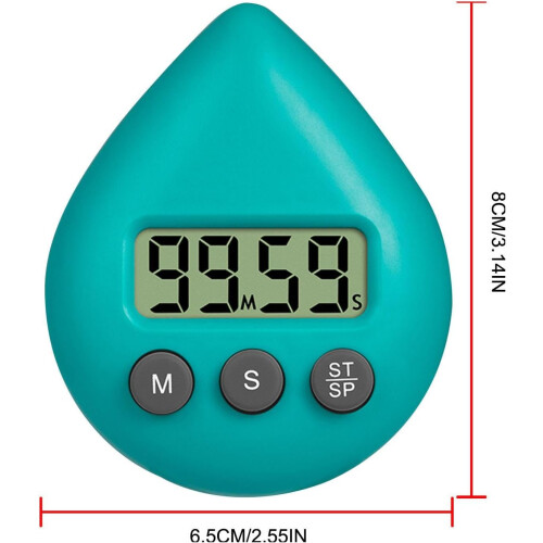 (Green, -) Digitale Douchetimer - Waterdichte Timer met Zuignap 2