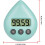 (Cyan Blue, -) Digitale Douchetimer - Waterdichte Timer met Zuignap 2