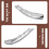 Cornice Fendinebbia Anteriore per Auto Griglia Cromata per   W204 C200 C280 C350 6