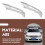 Cornice Fendinebbia Anteriore per Auto Griglia Cromata per   W204 C200 C280 C350 7