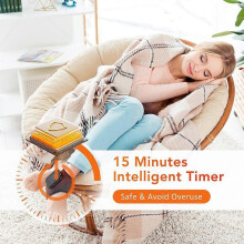 (1pcs, grey) Electric Ankle Massager with 3 Gears Heated Foot Support Brace for Joint Vibration Pain Relief Massage Sprain U5O7 Heating