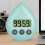(Cyan Blue, -) Digitale Douchetimer - Waterdichte Timer met Zuignap 6