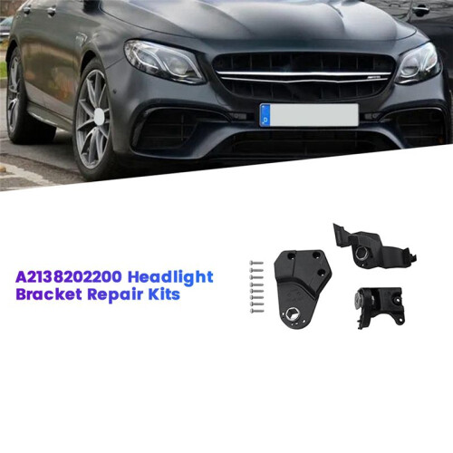 Left Front Headlight Bracket Repair Kit A2138202300 for   E W213 W238 16-20  Light Holder Fixed Screw 1