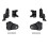 Left Front Headlight Bracket Repair Kit A2138202300 for   E W213 W238 16-20  Light Holder Fixed Screw 8