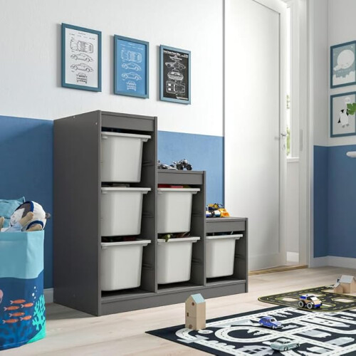 ikea TROFAST Storage Combination with Boxes Frame