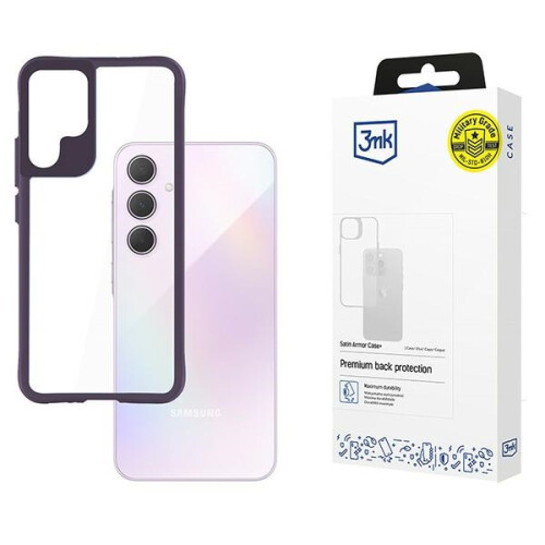 Samsung Galaxy A35 5G - 3mk Satin Armor Case+ Lila