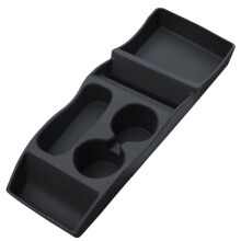 Caixa de Armazenamento de Silicone para Carro Console Container Center Insert Box Cup Storage Box Holder para Model S 2012-2017