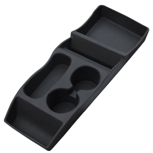 Car Silicone Storage Box Console Container Center Insert Box Cup Storage Box Holder for  Model S 2012-2017