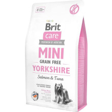BRIT Care Mini Yorkshire Grain Free Salmon with tuna - dry dog food - 2 kg