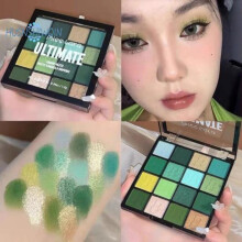 (Purple) 16 Colors Glitter Eyeshadow Palette High Pigmented Safe Ingredients Mild Texture Allergy Free Makeup for Women