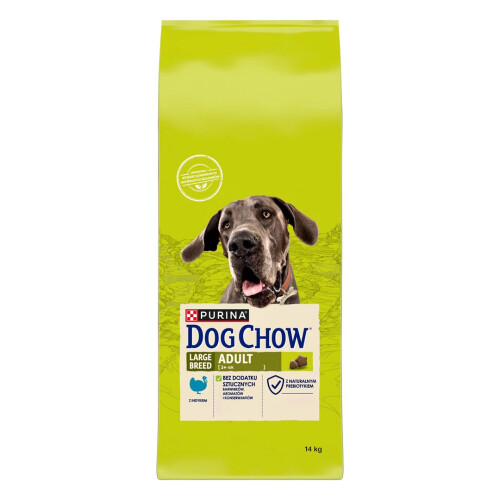 Purina Dog Chow Voksen Stor Kalkunfoder 14 kg