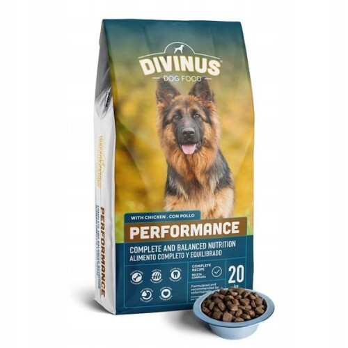 Divinus Performance tørfoder til schæferhunde 20 kg