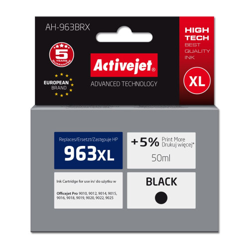 Activejet-blæk til HP 963XL 3JA30AE reg AH-963BRX