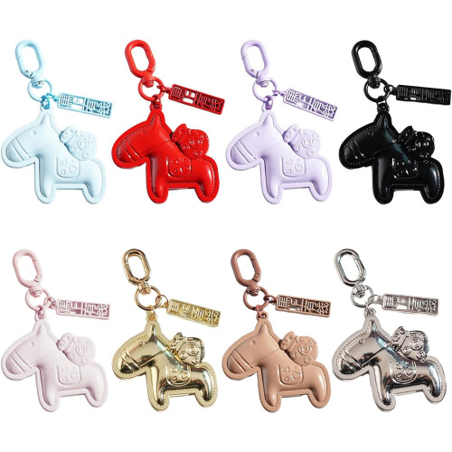 (A, -) Porte-clés cheval, léger, cadeau 2
