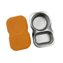 Mehrzweck-Saucenschale aus rostfreiem Stahl mit sicherem-Orange