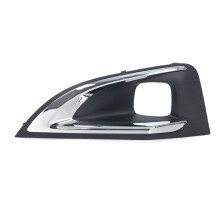 Car Front Bumper Lower Grille Fog Lamp Cover No Sensor Hole Fog Light Cover Trims for 4008 5008 Left