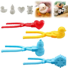 (Color 4, -) Set de matrițe pentru animale de orez, drăguț aparat de făcut figurine cu lingură de orez cu rață