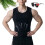 (Black, Medium) Men's Wide Strap Ribbed Tank Top, 3-Pack Basic Vest 1