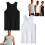 (2pcs-a, Large) Débardeur coton, 3 pièces 1