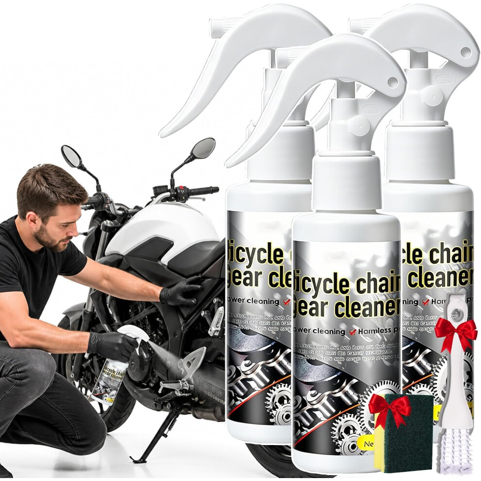 (3Pcs, -) Deep-Cleaning Bicycle Chain Cleaner, 3Pcs Kit 5437706540427