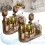 (Gold-2PCS, -) 12 Διακοσμήσεις, Νυχτερίδα 1