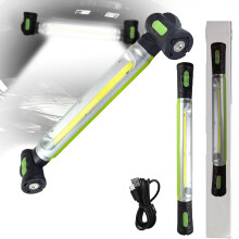 (1PCGreen, -) Barra de luz recargable 1000 lúmenes, roja