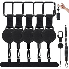 (5pc, -) Outdoor Anti-Theft Retractable Phone Lanyard, Carabiner Anti-Drop