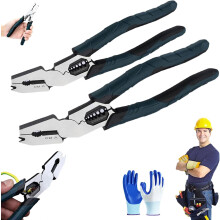 (2pc, -) Multifunktionszange, 9-in-1, Abisolierzange, Lineman, Reparatur, Werkzeug, 1 Stück, Elektrik