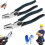(2pc, -) 9-In-1 Multi-Functional Wire Stripping Pliers, Compound Leverage 1