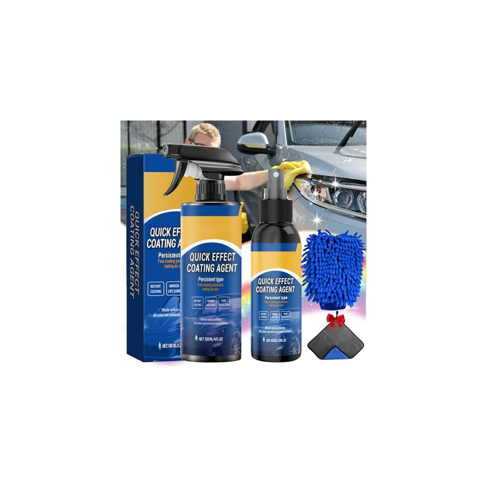 (100Ml+200Ml, -) Nano Car Coating Spray From Germany, 100Ml-3Pcs 5437706538653