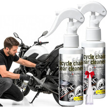 (2PCS, -) Fahrradkettenreiniger, Tiefenreinigung, Rostschutz, 3 Stück, Motorrad, Kette, Wartung, Spray