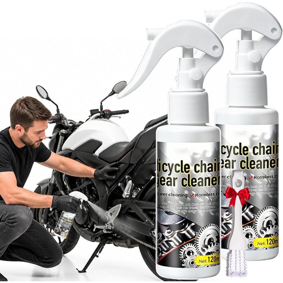 (2Pcs, -) Deep-Cleaning Bicycle Chain Cleaner, 3Pcs Kit 5437706540403