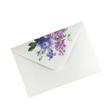 Pack of 100 Elegant Floral Envelopes Handmade for-100 piece set