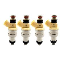 4PCS INP-081 Fuel Injector for B2200 2.2L I4 1990-1993 F2G8-13-250 84212111