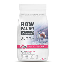 Rå Paleo Ultra Svinekød Mellem & Stor Voksen 10 kg