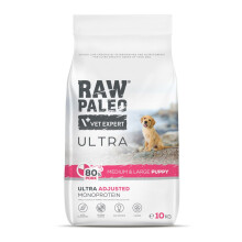 Rå Paleo Ultra Svinekød Mellem & Stor Hvalpe 10kg