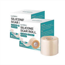 (2PCS) Hydrocolloid Roll For Wound Care, Hydrocolloid Patch Bandages With Self-adhesive, Waterproof, Highly Absorbent For Burn, Blister, Acne Care