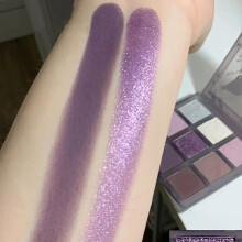(Purple, 01) 9 Colors Purple Eyeshadow Palette Long Lasting Velvety Pigmented Matte Shimmer Glitter Finish Eye Makeup