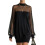 (A#, Medium) Vestido de malla con parches, primavera/otoño 1
